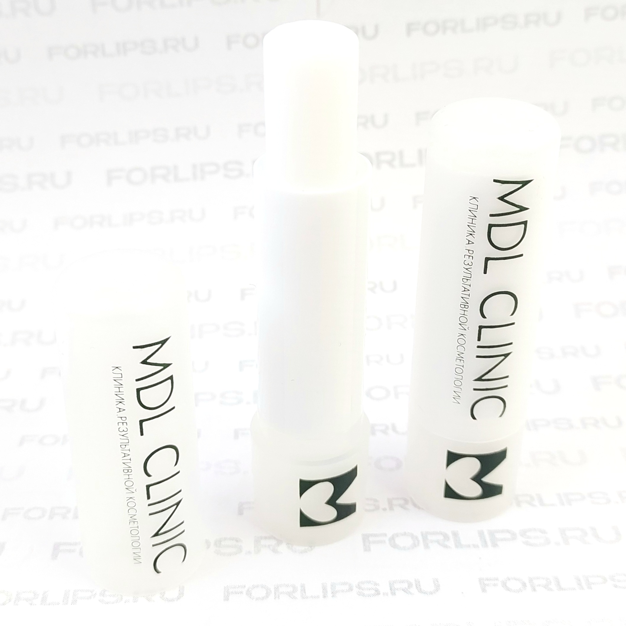 Гигиенические помады с логотипом для клиники эстетической медицины MDL Clinic